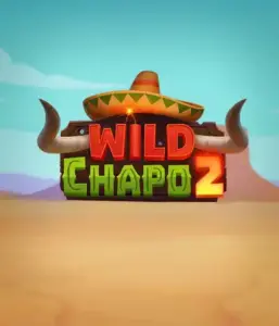 Experience the colorful Mexican desert with Wild Chapo 2 slot by Relax Gaming, showcasing a whimsical bull wearing a sombrero amid a serene desert backdrop. This image conveys the fun and adventure of the game, perfect for those who love culturally inspired slots, delivering a captivating adventure.