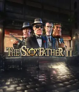 Dive into the nefarious world of The Slotfather Part II game by Betsoft, showcasing a lineup of iconic mafia characters set against a dark urban backdrop. This graphic captures the dramatic theme of the mobster lifestyle with its striking character design and evocative setting. Great for players attracted to mafia stories, offering a gripping adventure. 