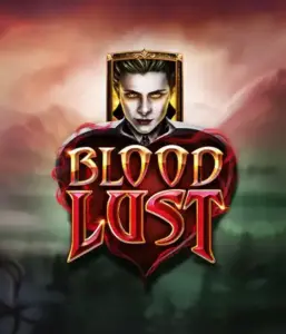 The captivating game interface of Blood Lust, showcasing elegant vampire icons against a mysterious nocturnal landscape. Highlighted in this image is the slot's enthralling atmosphere, complemented with its unique 5-reel and 99-payline structure, making it an enticing choice for those fascinated by dark, supernatural themes.